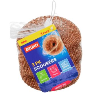 3pcs Bruno Copper Scourer Net - Assorted Size