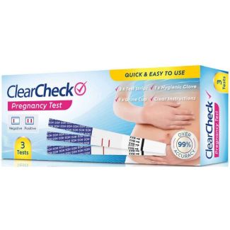 3pcs Clear Check Strip Pregnancy Testing Kit