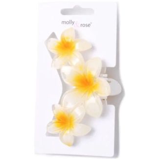 Hibiscus Flower Hair Clamp - Assorted - 11cm