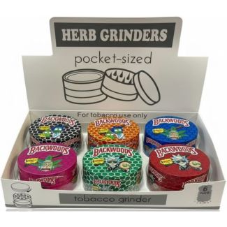 4-Part Metal Handmuller Backwoods Design - Assorted (8 X 4cm)