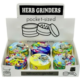 4-Part Metal Handmuller Backwoods Design - Assorted (8 X 4cm)