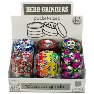 4-Part Skull Design Plastic Handmuller - Assorted (50x45mm)