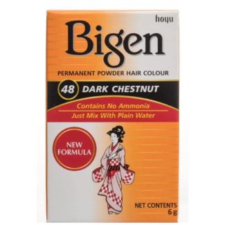 Wholesale Bigen Permanent Powder Hair Colour - Dark Chestnut (48)