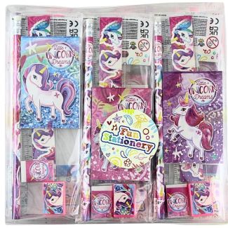 5pc Kids Unicorn Stationery Sets - Assorted