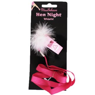 Hen Night Whistle Pink