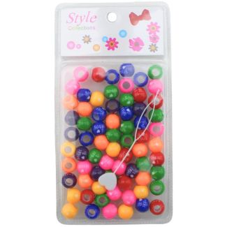 61pcs "I Love Jesus" Letter Hair Beads - Assorted Colours