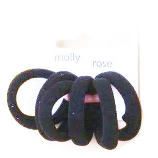 Wholesale Molly & Rose Black small size jersey fabric ponios Elastics-3cm