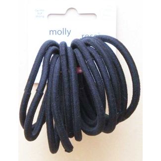 Wholesale Molly & Rose Black Snag Free Elastics -4cm 