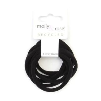 Wholesale Molly & Rose narrow black jersey elastics-5cm