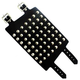Wholesale 7 Row Conical Studded Leather Wristband