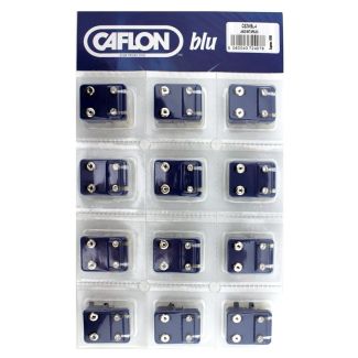 Caflon Blu Large April White Stainless Crystal Birthstone Studs