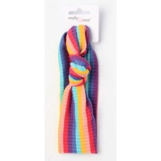Molly & Rose Children Rainbow Striped Bandeau-Rainbow