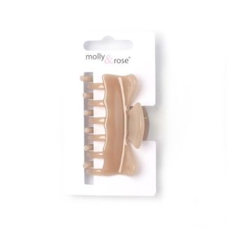Pastel Opaque Coloured Hair Clamp - Assorted - 6cm 