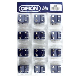 Caflon Blu Regular April White Stainless Crystal Birthstone Studs