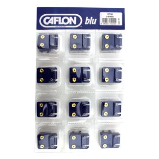 Caflon Blu September Gold Sapphire Birthstone Studs