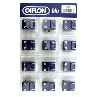 Caflon Blu Regular September White Stainless Sapphire Birthstone Studs