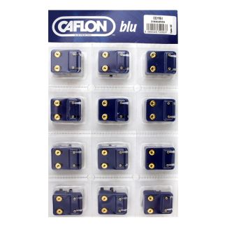 Caflon Blu Mini March Gold Aquamarine Birthstone Studs