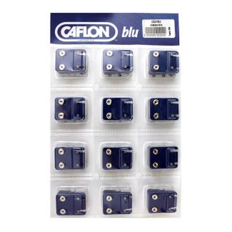 Caflon Blu Mini March White Stainless Aquamarine Birthstone Studs