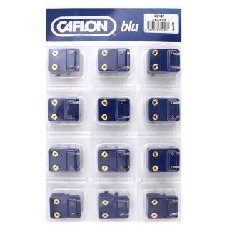 Caflon Blu Mini July Gold Ruby Birthstone Studs