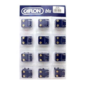 Caflon Blu Mini September Gold Sapphire Birthstone Studs