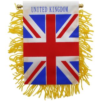Wholesale Union Jack Mini Banner Flag - 10cm x 13cm