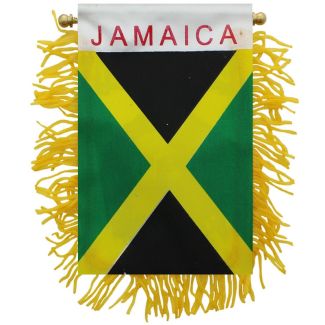 wholesale Jamaica Mini Banner Flag - 10cm x 13cm