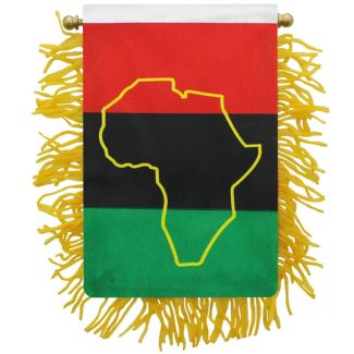 Wholesale Africa Mini Banner Flag - 10cm x 13cm
