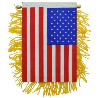 Wholesale USA Mini Banner Flag - 10cm x 13cm