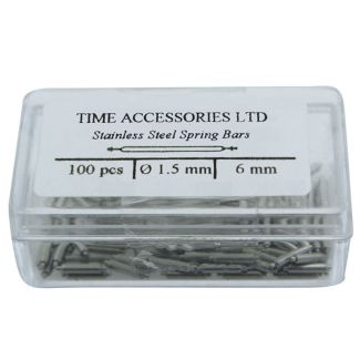 Stainless Steel Spring Bars (1.5mm/6mm) Wholesale