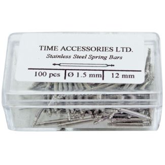 Stainless Steel Spring Bars (1.5mm/12mm) Wholesale