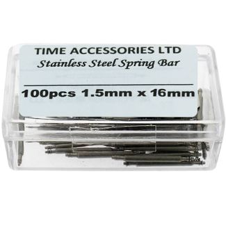 Stainless Steel Spring Bars (1.5mm/16mm) Wholesale