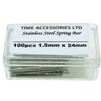 Stainless Steel Spring Bars (1.5mm/24mm) Wholesale
