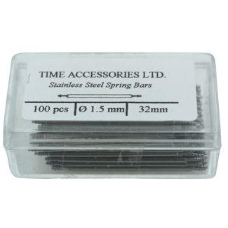 Stainless Steel Spring Bars (1.5mm/32mm) Wholesale