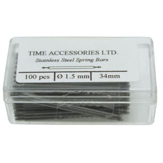 Stainless Steel Spring Bars (1.5mm/34mm) Wholesale