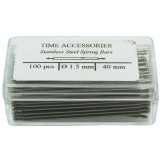 Stainless Steel Spring Bars (1.5mm/40mm) Wholesale