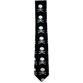 Black Skull Tie Wholesale