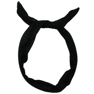 Sparkly Bendy Headwrap - Black