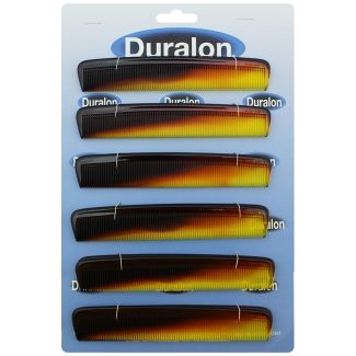 Duralon 6" Fine Tooth Shell Pocket Comb