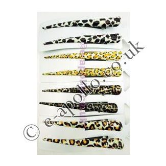 Animal Print Concord Clips - Assorted Designs (8970) (24 Pcs)