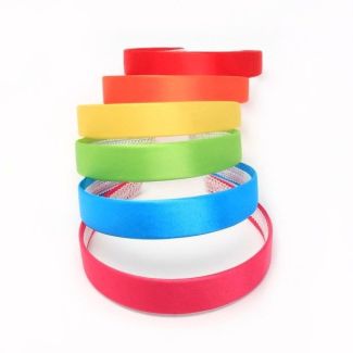 2.5cm Wide Satin Aliceband-Bright Neon Colours
