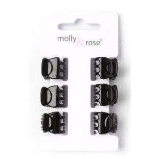 Wholesale Black Curved Top Mini Clamps 1.5cm