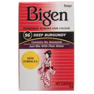 Wholesale Bigen Permanent Powder Hair Colour - Deep Burgundy (96)