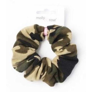 Wholesale Camouflage Print Scrunchie
