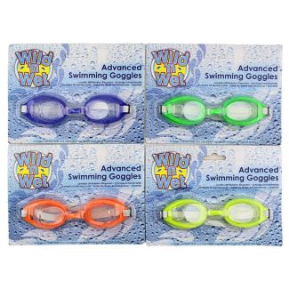  Wholesale Advanced Swimming Goggles - Assorted Colours 