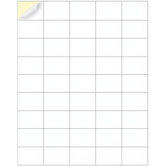 A4 Size 4 Stick On Label Sheet – 40 Label Per Sheet (38 x 35mm), Pack of 100 Sheets