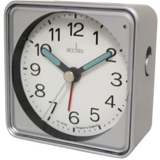 Acctim Adina Mini Alarm Clock - Grey