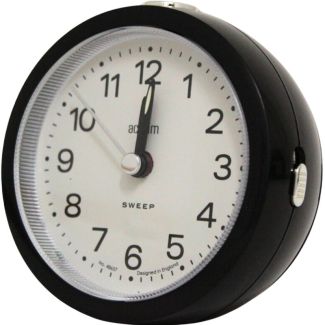 Acctim Elana Sweep Alarm Clock - Black