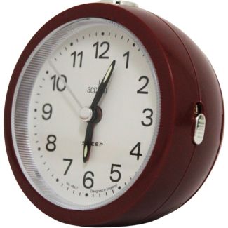 Acctim Elana Sweep Alarm Clock - Red