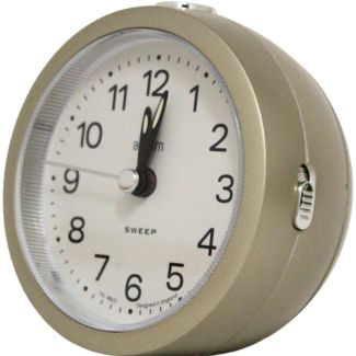 Acctim Elana Sweep Alarm Clock - Champagne