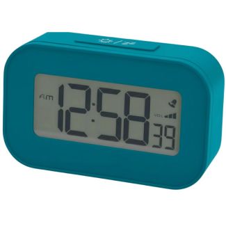 Acctim Kyle LCD Digital Alarm Clock - Lagoon (W9xH5.5xD2.5cm)
